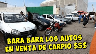 encontramos muchos AUTOS muy baratos en el tianguis de AUTOS venta de Carpio cotiza el tullo [upl. by Cati719]