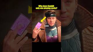 Why does Gambit stick to using playing cards movie marvel shorts [upl. by Bensen]