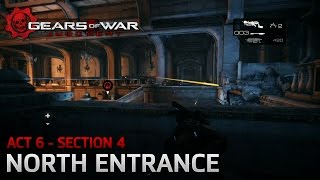 Gears of War Judgment  The Courthouse  Section 4 North Entrance [upl. by Jaimie]