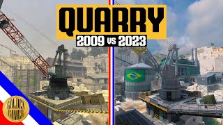 Quarry Map Comparison  MW2 2009 vs MW3 2023 [upl. by Eivad]