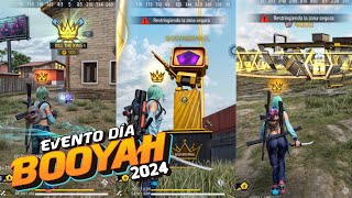 👑Evento Dia BOOYAH 2024 Nuevas Funciones y Animaciones Especiales en Free Fire🔥 [upl. by Ayekahs968]