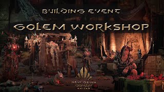 New Dawn Conan Exiles  Building Event quotGOLEM WORKSHOPquot [upl. by Ytsanyd]