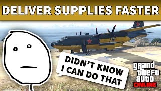 How To Deliver Supplies in GTA 5  BOMBUSHKA CARGO BAY TRICK GTA Online [upl. by Ettena]