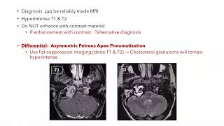 Petrous apex lesions [upl. by Nerok335]