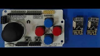 Analog Joystick with NRF24  Arduino Egypt [upl. by Llerahc317]