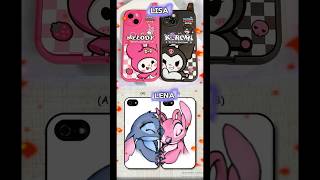 LISA OR LENA لوخيروك choose lisaorlenachoose gift kuromi stitch [upl. by Memberg]