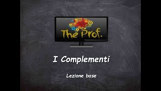 Analisi logica I Complementi lezione base [upl. by Noteloc471]