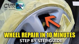 Alloy Wheel Repair in Under 10 Minutes [upl. by Ogg]