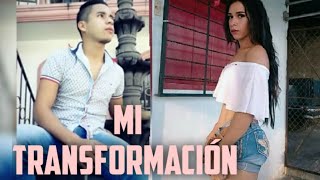 MI TRANSICION DE HOMBRE A MUJER TRANSEXUALTRANSGÉNERO SIN HORMONAStransgenderladyboyboy to girl [upl. by Mordy]