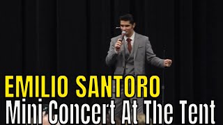 Emilio Santoro  Mini Concert  Elvis Week 2023  The Tent [upl. by Nnaik]