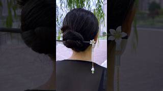 Simple and Elegant Hairdos for Girls ✨ Elegancehairstyle cute foryou ￼ [upl. by Enitsirhc529]