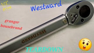 WESTWARD Micrometer Torque Wrench FootPoundNewtonMeter 12 in Drive Size 10 ftlb to 150 ftlb [upl. by Stickney]