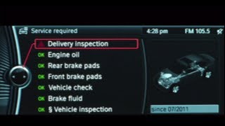 Service Interval Indicator  BMW Genius HowTo [upl. by Ynattyrb119]