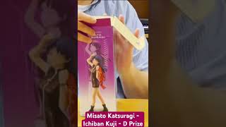 Misato Katsuragi  Ichiban Kuji Evangelion  D prize anime evangelion [upl. by Atirehgram]