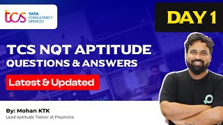 TCS NQT Aptitude Questions and Answers Day 1  TCS OffCampus [upl. by Name998]