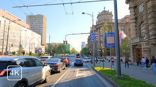 Driving in Belgrade Serbia part2  4K [upl. by Weirick970]