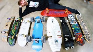 WEIRDEST BOARDS IN BRAILLE HISTORY GAME OF SKATE [upl. by Madella]