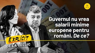 Salariul minim european calcule românești [upl. by Eissirhc]