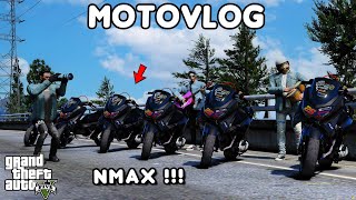 MOTOVLOG DI GTA 5  GTA 5 ROLEPLAY [upl. by Ycam]