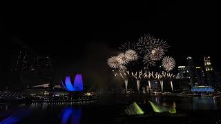 Singapore Countdown to 2019 with Fireworks Display by Star Island [upl. by Solnit825]