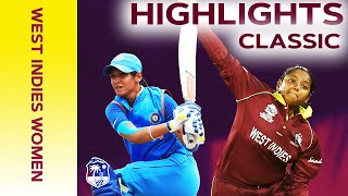 Final Ball Thriller Decided by ONE Run  Classic Match Highlights  West Indies Women v India 2019 [upl. by Siloam]