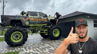 Preparing for Hurricane Milton with Monster Truck [upl. by Demmahum]