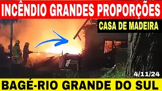 🚨🔥INCÊNDIO DE GRANDES PROPORÇÕES Bairro Madezatti em BAGÉRIO GRANDE DO SUL41124 [upl. by Giza]