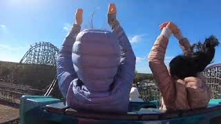 Iron Gwazi Back Row POV at Busch Gardens Tampa [upl. by Gadmann439]