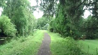 Northbound on the DampL Trail Delaware Canal Towpath [upl. by Neffirg]