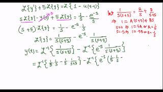 Use of Laplace transform to solve an IVP with discontinuous forcing function [upl. by Allain]