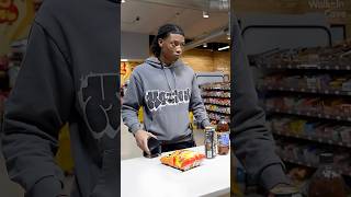 Professional Boxer Presses Cashier shorts gasstation [upl. by Hoseia]