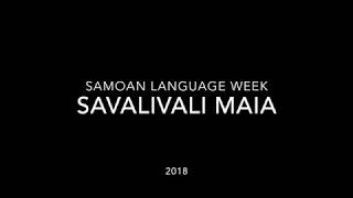 Samoan Language Week Savalivali Maia [upl. by Mallina]