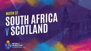 South Africa v Scotland  Match 32  NWC2019 [upl. by Adnir]