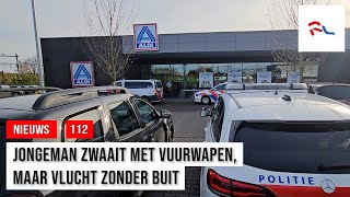 Gewapende overval in supermarkt op klaarlichte dag [upl. by Joela]