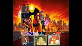 Incredibles 2 Wheel Of Misfortune Villains Game Evelyn Deavor [upl. by Helban]