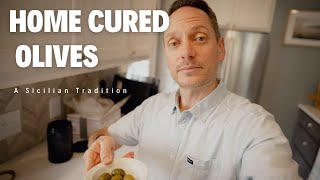 Home Cured Olives  A Sicilian Tradition [upl. by Scutt]