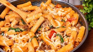 Its so delicious The best pasta recipes for the whole family Simple and fast [upl. by Nanyt]