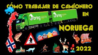 Cómo trabajar de camionero en Noruega 2022 [upl. by Dulcie]