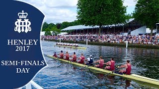 SemiFinals Day  Full Replay  Henley Royal Regatta 2017 [upl. by Jaret]