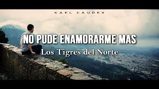 quotNo Pude Enamorarme Masquot  Los Tigres del Norte Letra [upl. by Iramohs86]