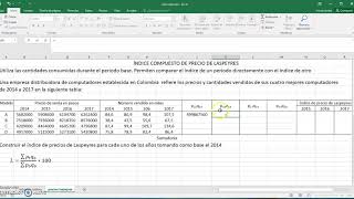 Índice de precios de Laspeyres [upl. by Llevrac]