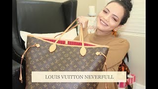 LOUIS VUITTON NEVERFULL MM 2018  CUANTO CUESTA UNA BOLSA DE LUJO [upl. by Allicirp205]