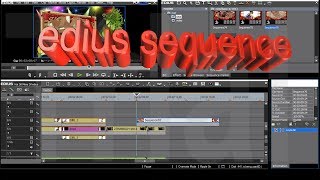 how to import sequence in edius  prorect amp sequence first open sulutions [upl. by Aneele28]