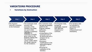 CNC FIDIC 1999 Contract 11 Variation and Adjustment final Eng [upl. by Emmy]