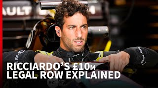 What Ricciardos £10million legal battle tells us about his Renault F1 contract [upl. by Cristoforo]