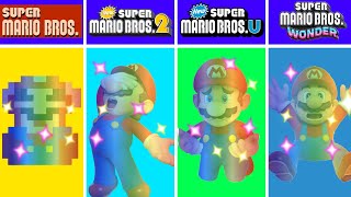 Evolution of Mario Super Stars Dying and Game Over Screens in Super Mario Bros Games 19852024 [upl. by Felicia]