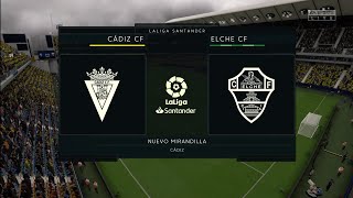 FIFA 23  Cádiz CF vs Elche CF  Nuevo Mirandilla  Gameplay [upl. by Eelorac639]