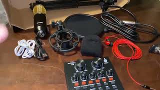 Podcast Equipment Bundle Professional Cardioid Pickup Podcast Microphone Review Great entry [upl. by Eihcir654]