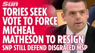 Douglas Ross rips into Michael Matheson over iPad scandal as SNP STILL defend him [upl. by Ycnan]