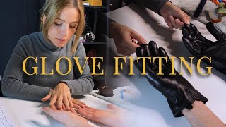 ASMR Hand Measuring and Leather Glove Fitting  Real Person [upl. by Rashida]